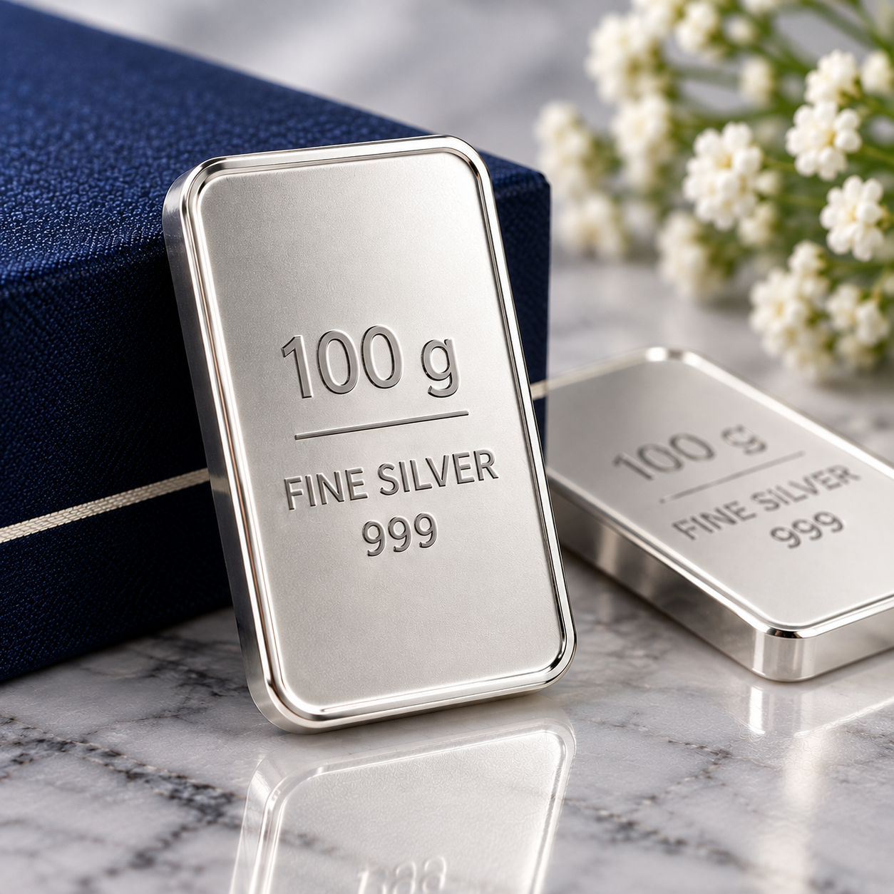 100 Gram Silver Bar